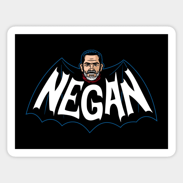 The Man with the Bat Sticker by mikehandyart